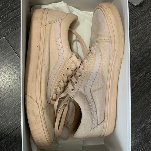 (US 9.5) Off White - Air Jordan 1, Air Force 1. AJ1 Gold Toes. Vans - Picture 8 of 13